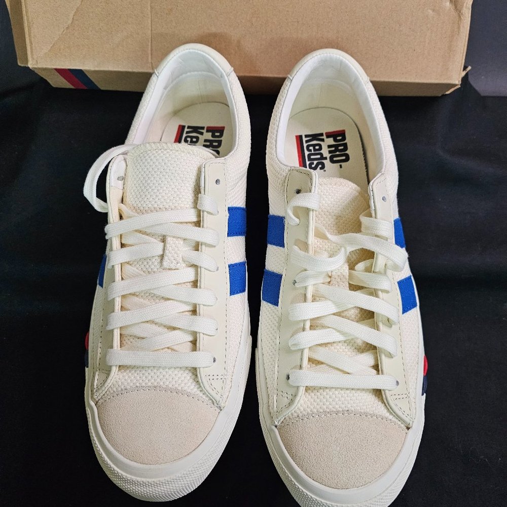 Pro-Keds Royal Plus Retro Mesh CRM Sneakers Shoes PK64918 Men's Size 10.5M